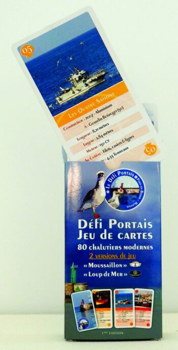 Jeu defi portais, etui, chalutiers modernes, editions goelette du goéland