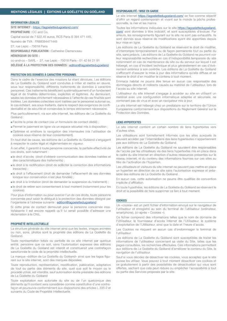 mentionsLegales-LaGoéletteduGoéland