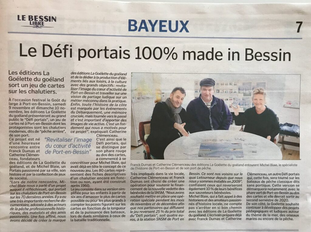 Le Bessin Libre, 9 novembre 2019 : le Défi Portais (suite)