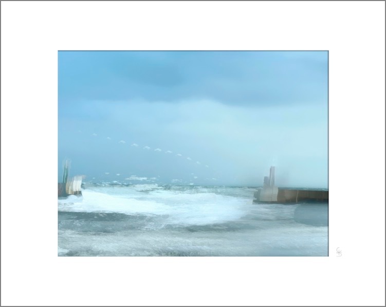 Flot, photographie de la série Vibrations de Franck Dumas, tirage en vente à la galerie La Goélette du Goéland