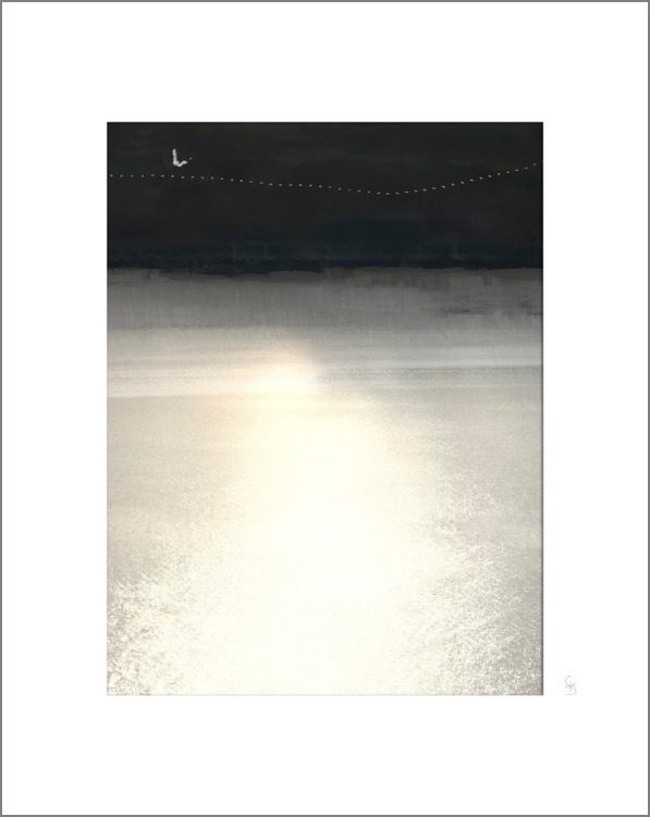 Miroitement, photographie de la série Vibrations de Franck Dumas, tirage en vente à la galerie La Goélette du Goéland